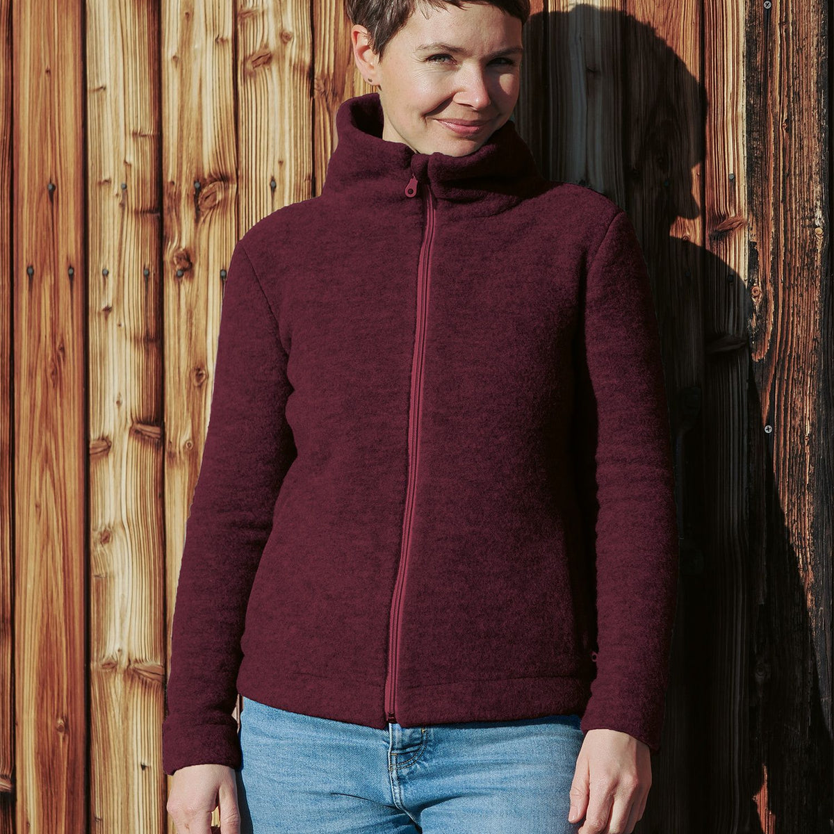 Women's Fleecejacke Flims - Merinojacke