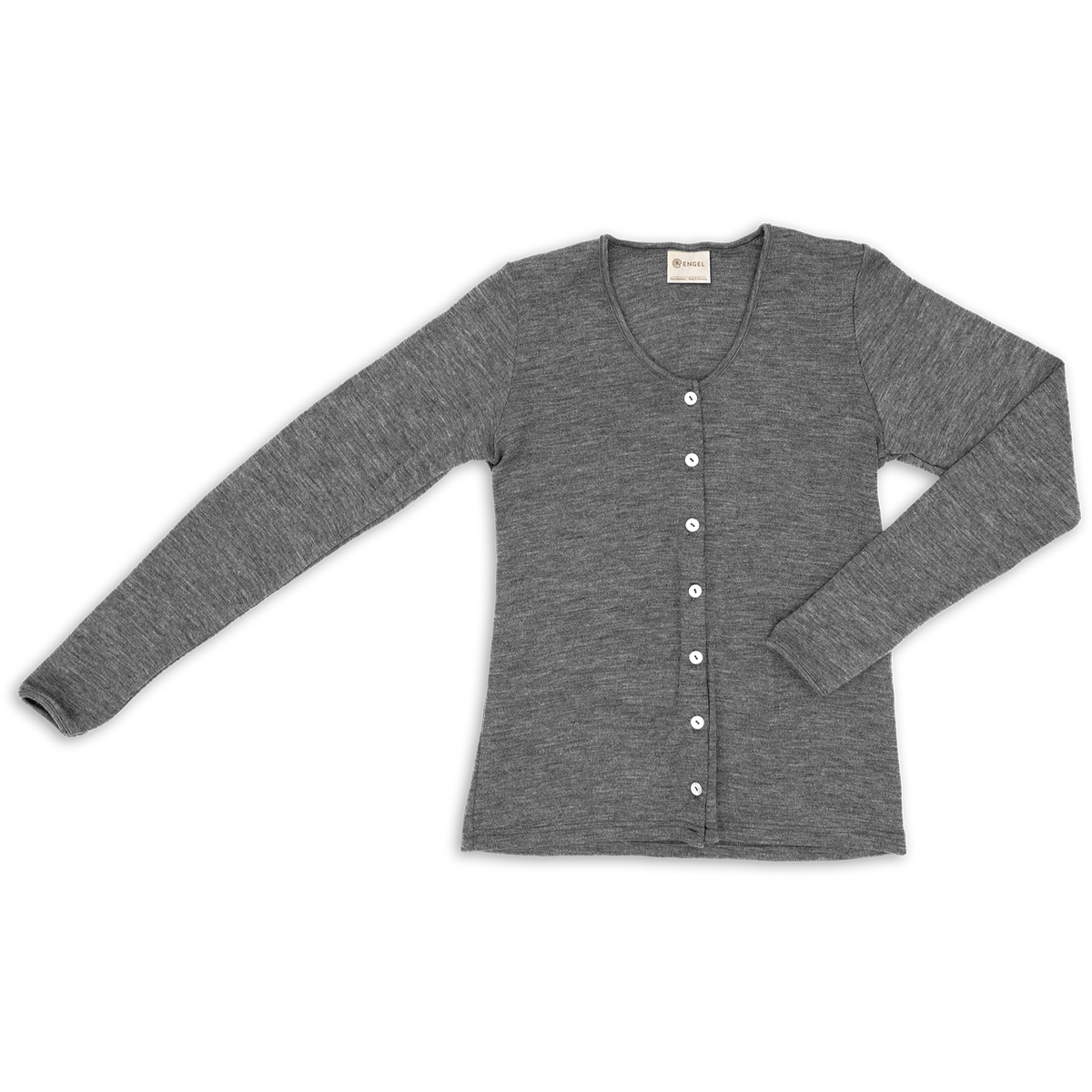 Cardigan reine Bio-Schurwolle
