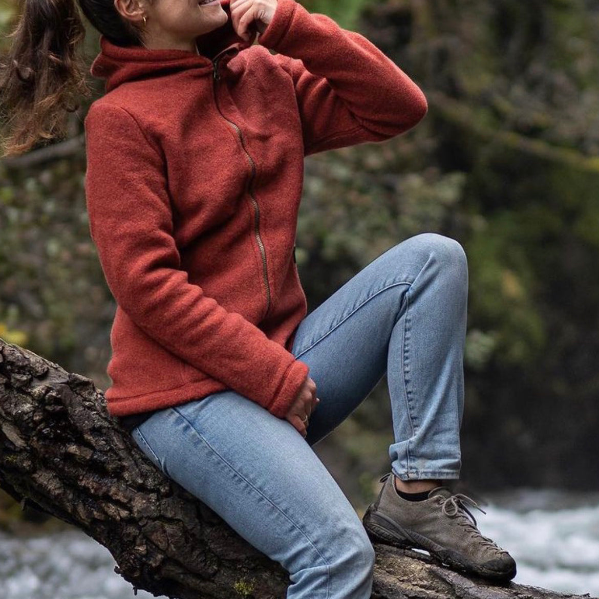 Damen Kapuzenjacke