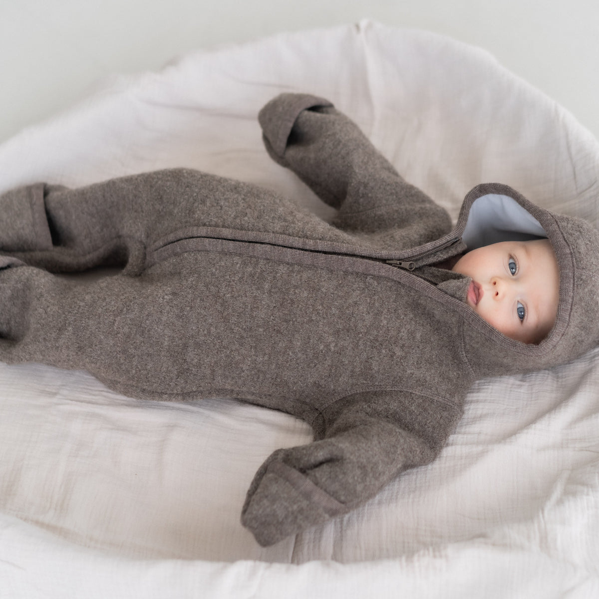 Overall aus Wollwalk mit Reißverschluss | Baby & Kinder