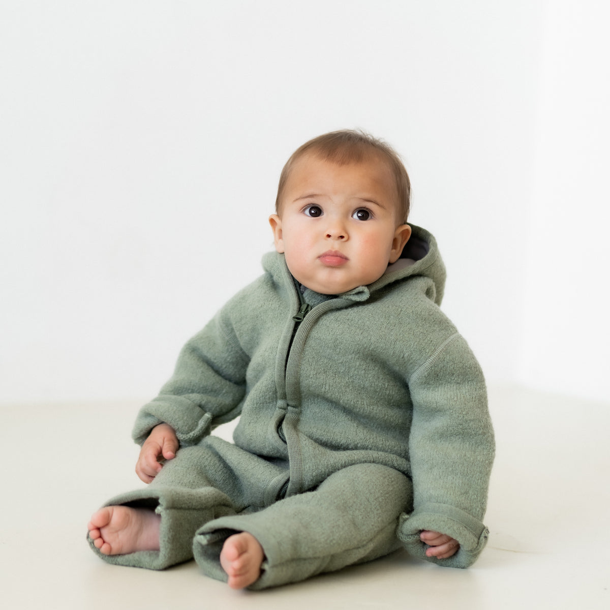 Overall aus Wollwalk mit Reißverschluss | Baby & Kinder