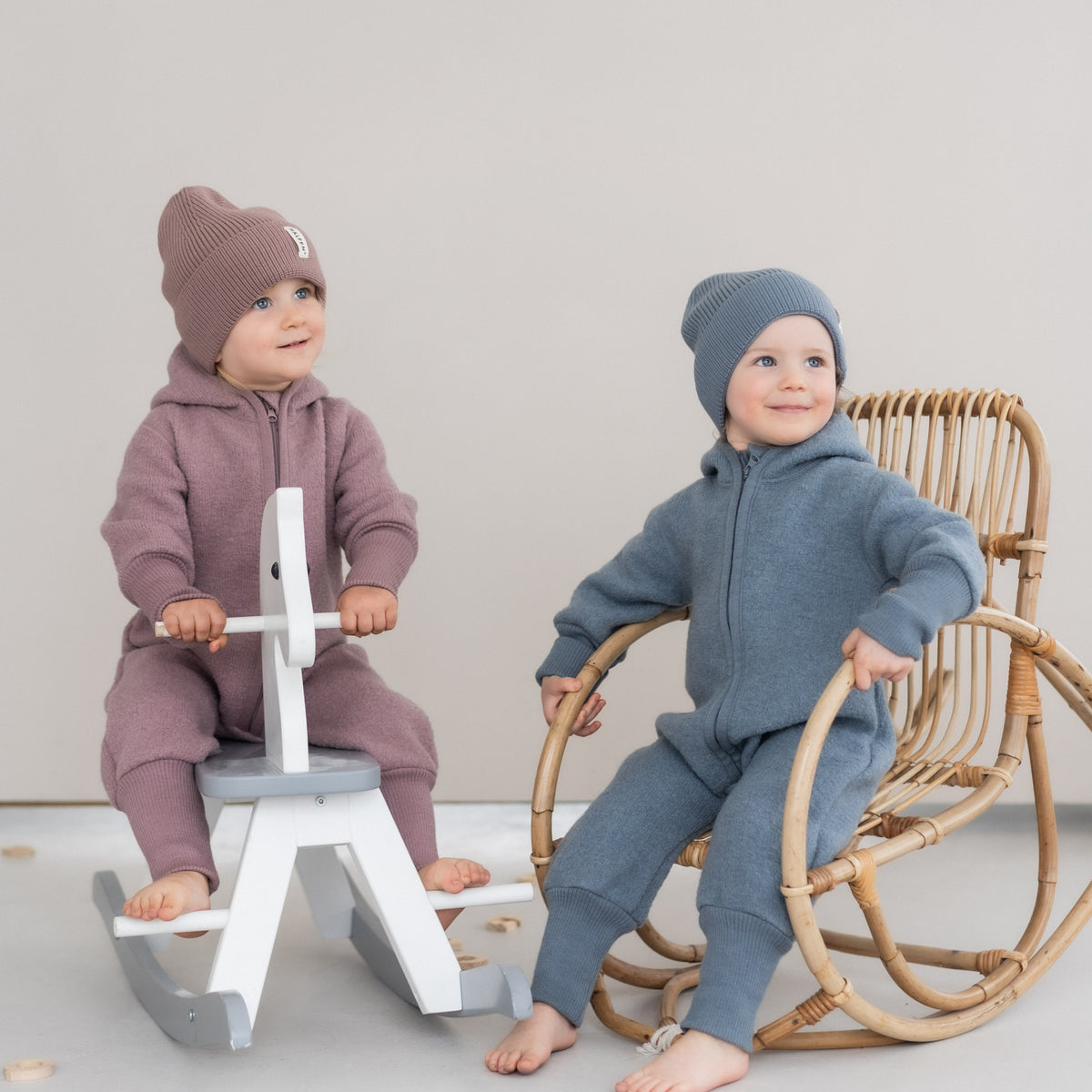 Overall aus Wollwalk mit Reißverschluss | Baby & Kinder