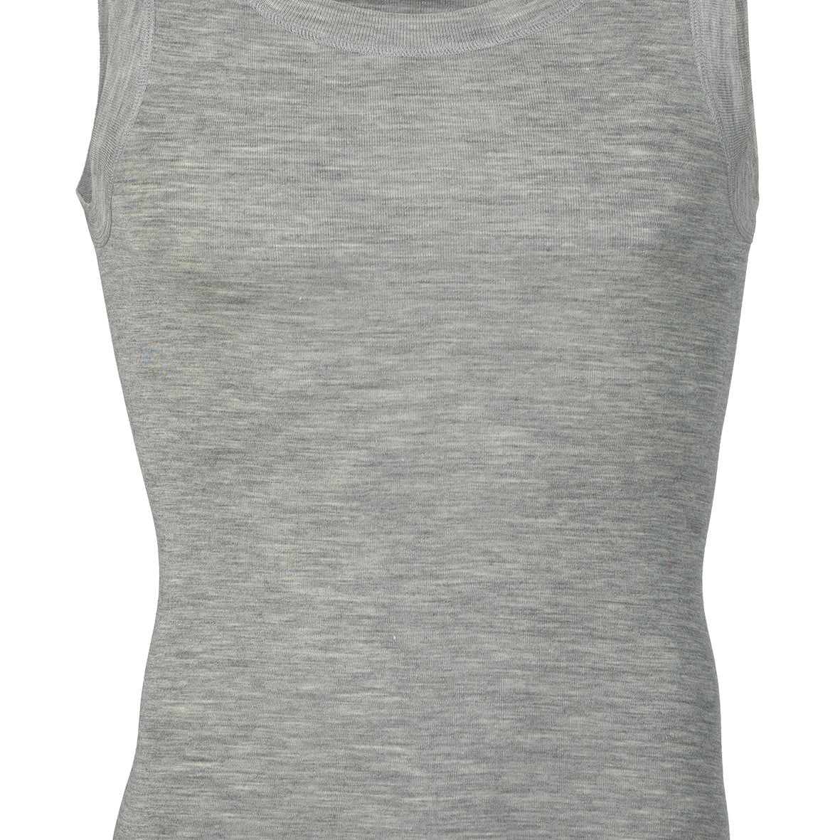 Herren Achselshirt Wolle Seide