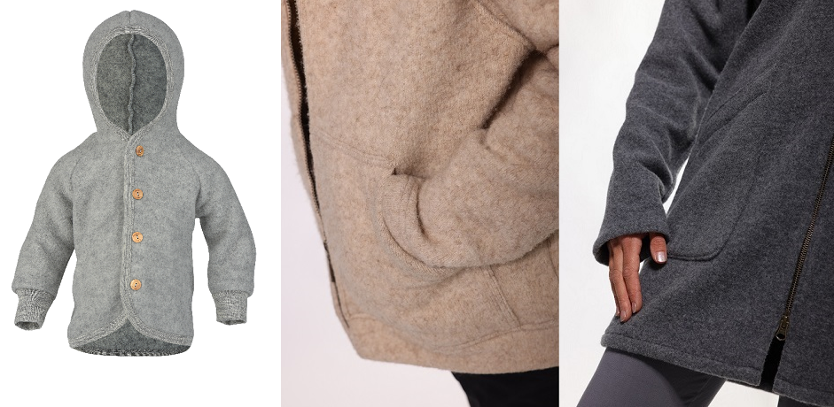 Wollfleece, Wollwalk oder Loden?