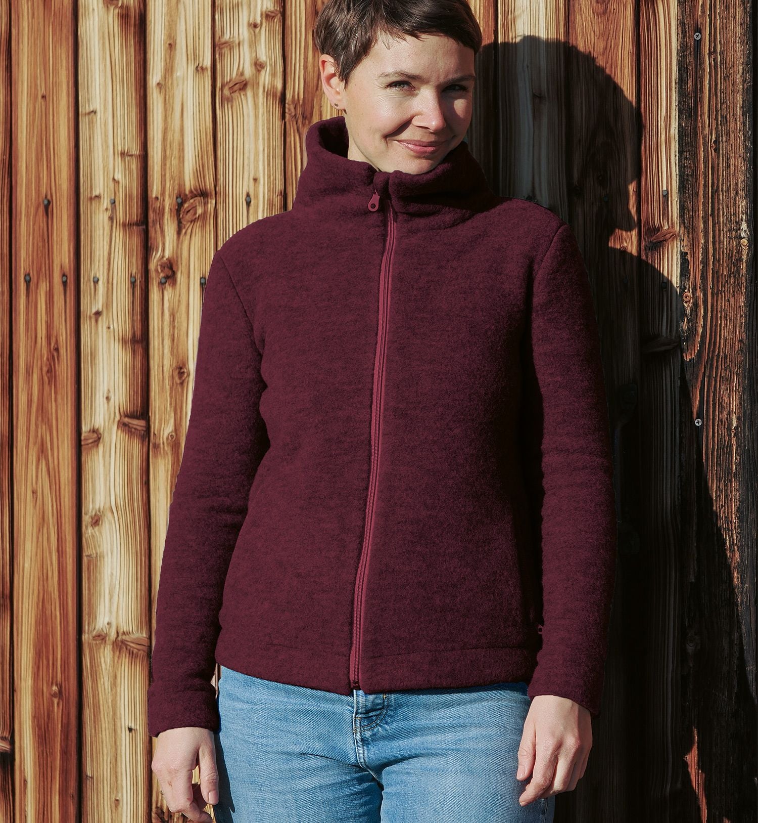 Women's Fleecejacke Flims - Merinojacke