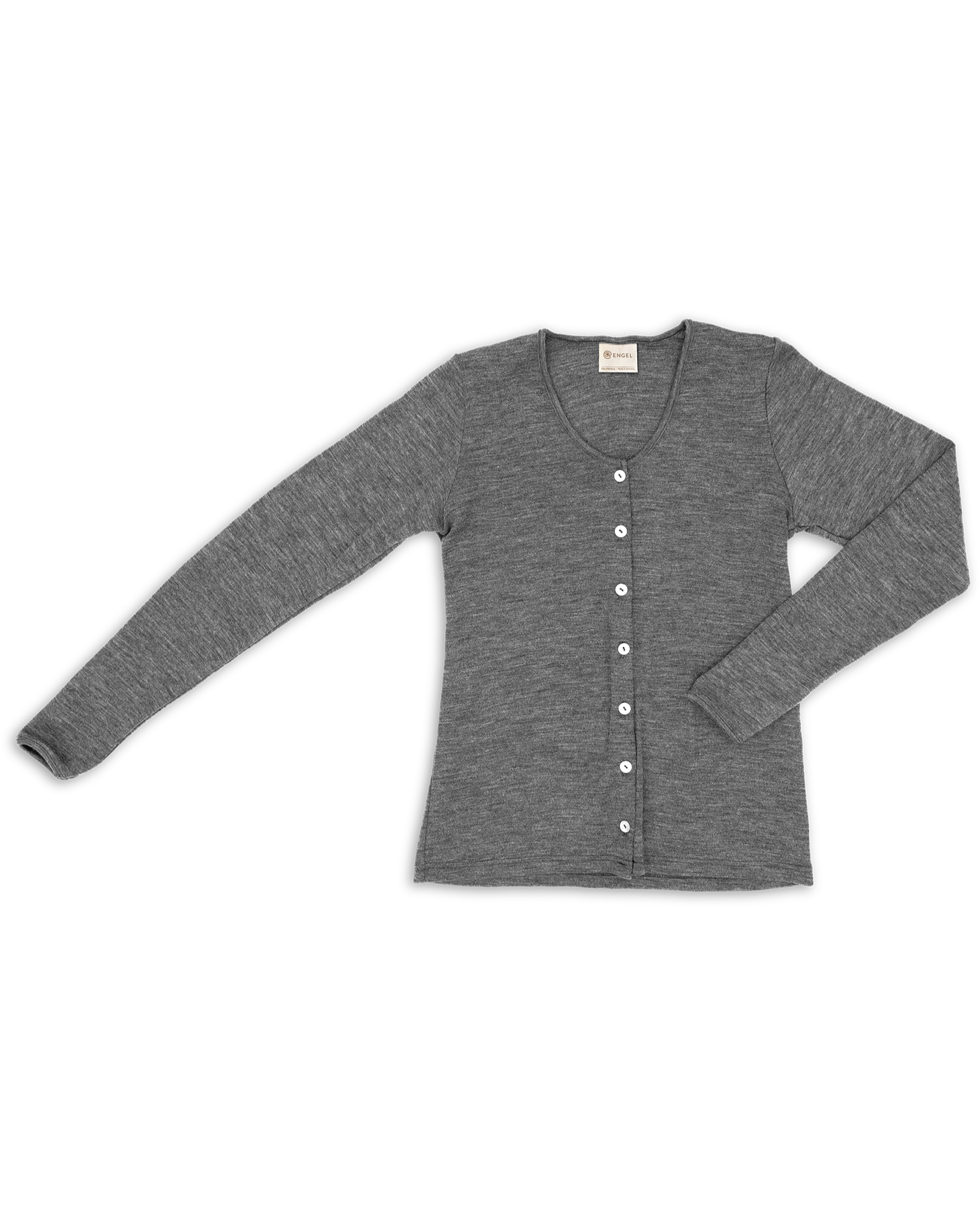 Cardigan reine Bio-Schurwolle