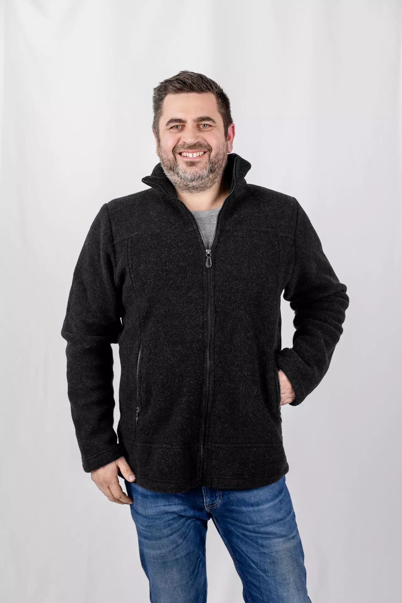 Jacke Wollfleece Herren