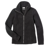 Damen Wollfleece-Jacke Stehkragen