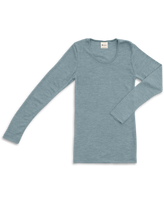 Longsleeve Damen Merinowolle und Seide