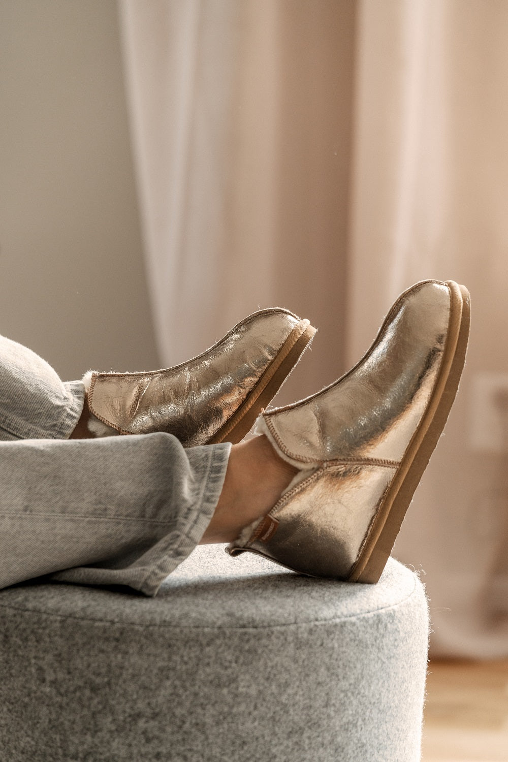 Annie Hausschuhe - Special Edition Gold