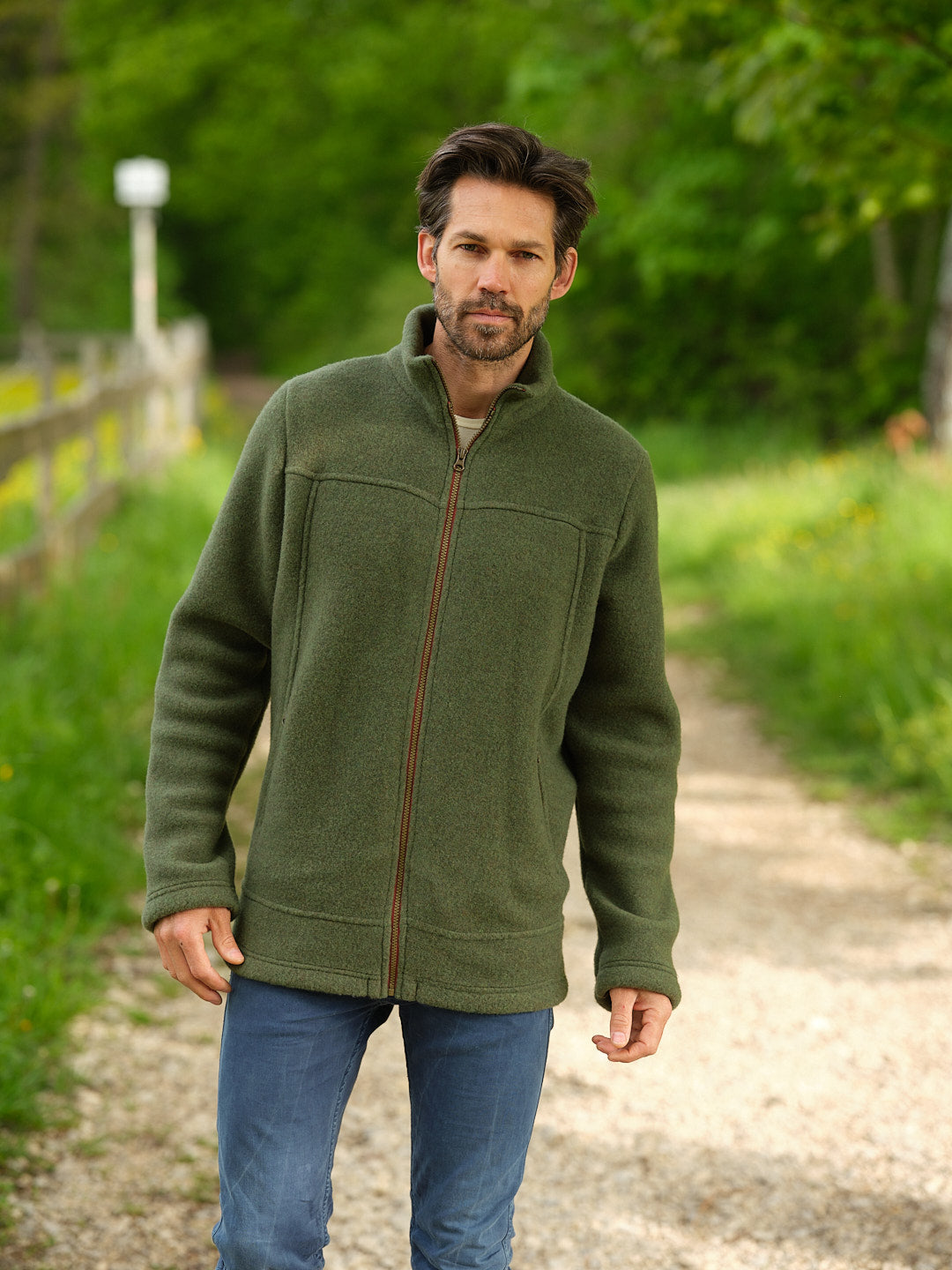 Jacke Wollfleece Herren