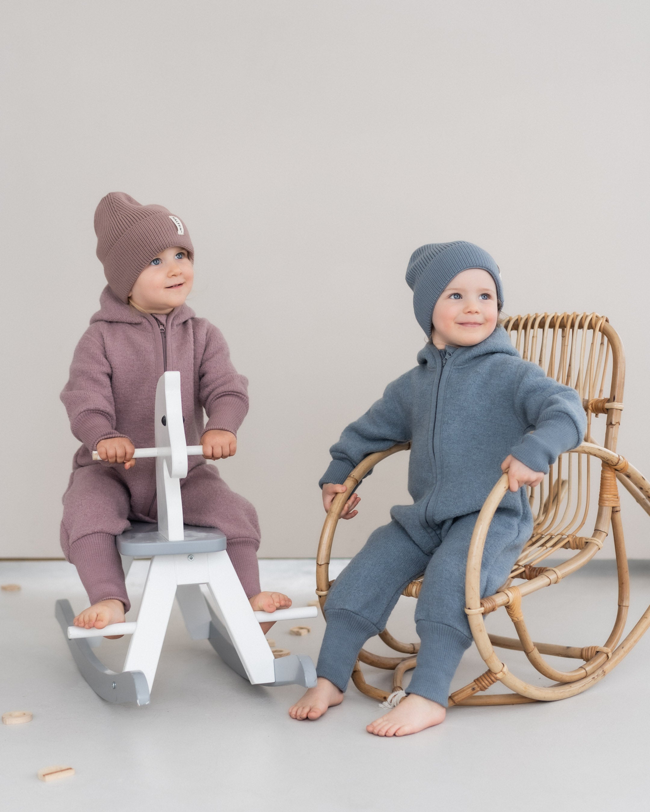 Overall aus Wollwalk mit Reißverschluss | Baby & Kinder