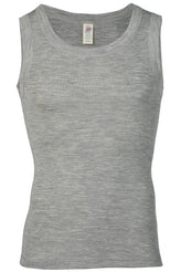 Herren Achselshirt Wolle Seide